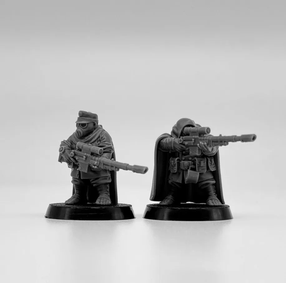 28mm Grim Guard Skulldarts, 35 Figures, Resin Model Figure Kit, Sci-Fi Theme, Unassembled and Unpainted