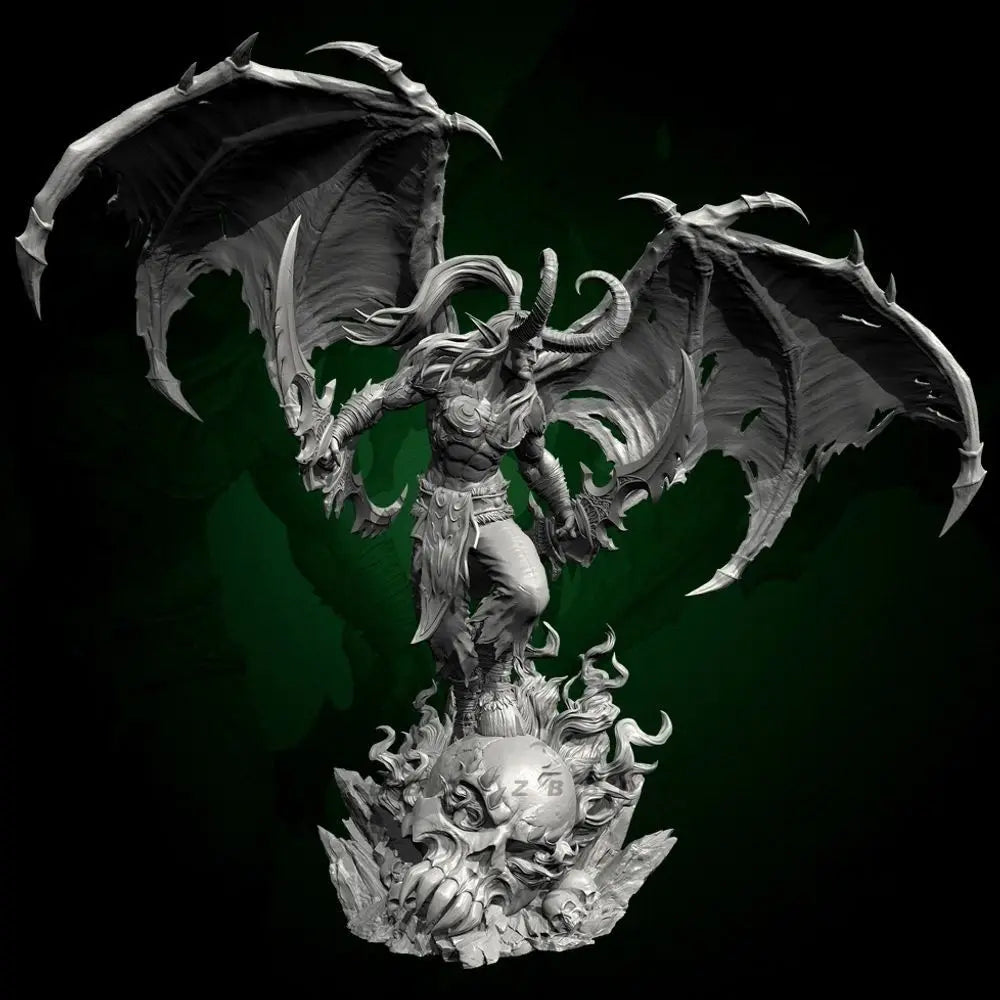 50mm Night Elf Daemon, Resin Model Figure Kit, Fantasy Theme, Unassembled and Unpainted