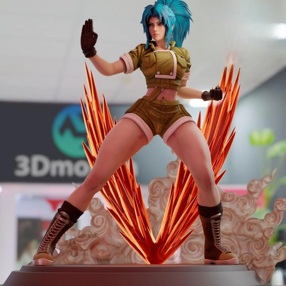Female Spike Armor Warrior, Resin Model Figure Kit, Fantasy Theme, Unassembled and Unpainted