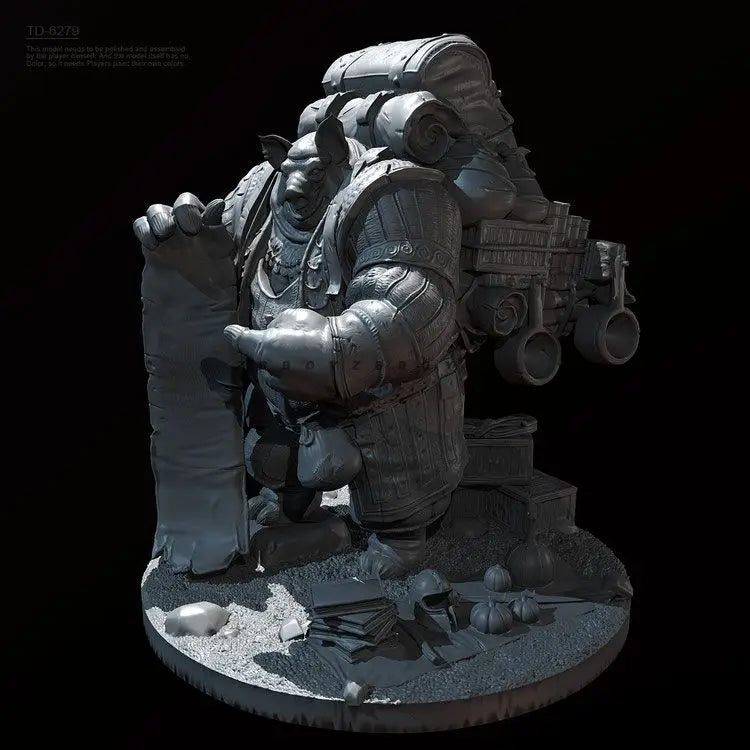 50mm Soldier, Resin Model Figure Kit, Sci-Fi Theme, Unassembled and Unpainted