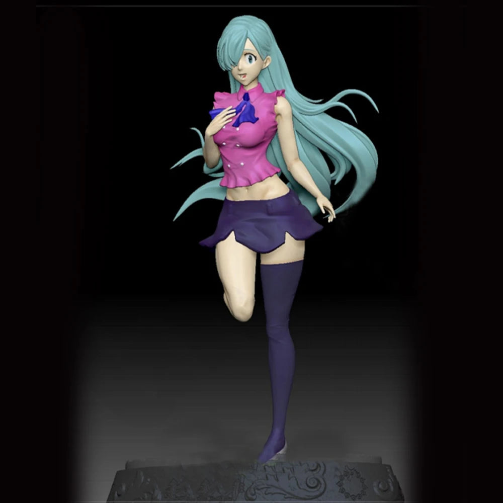 1/24 Belle Elizabeth, Resin Model Figure Kit, Anime Theme, Unassembled and Unpainted