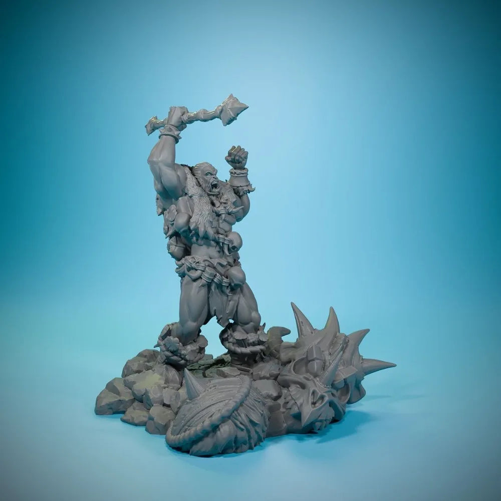 73mm Orc Ranger, Resin Model Figure Kit, Fantasy Theme, Unassembled and Unpainted