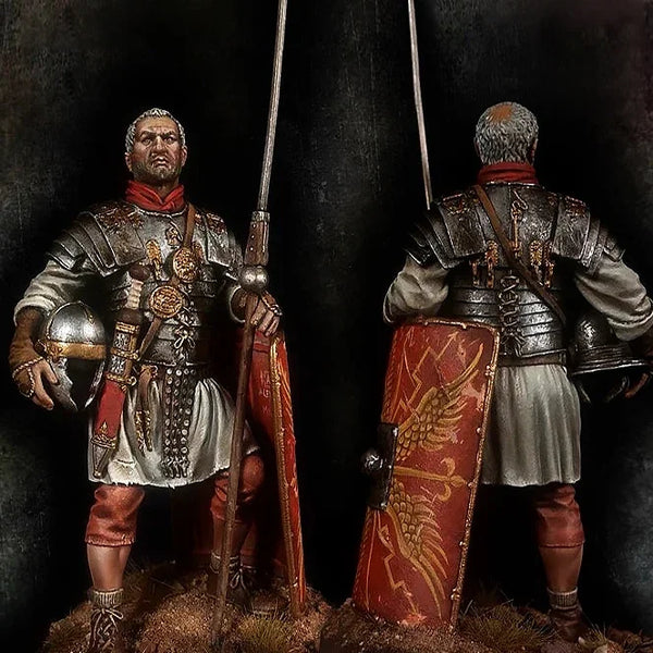 54mm Medieval Fantasy Knight, 2 Figures, Resin Model Figure Kit, Unassembled and Unpainted