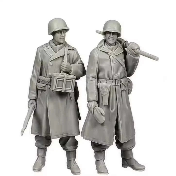 1/35 WWI Infantry Squad Set, 32 Figures, Resin Model Figure Kit, Unassembled and Unpainted