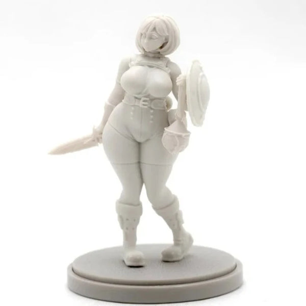 30mm Winged Warrior, Resin Model Figure Kit, Fantasy Theme, Unassembled and Unpainted