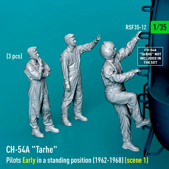 1/35 Modern Tactical Operators, 3 Figures, Resin Model Figure Kit, Unassembled and Unpainted