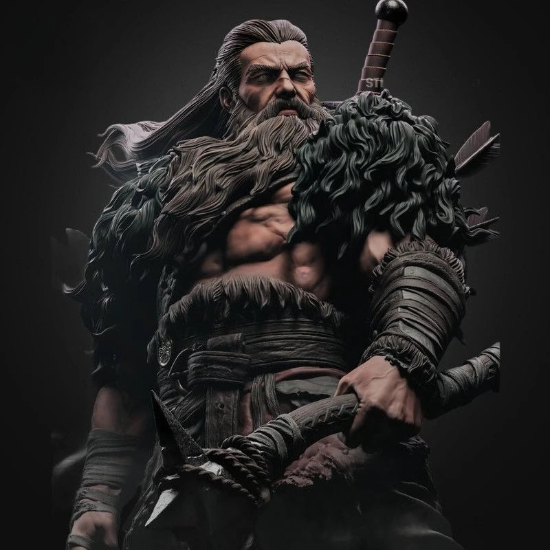 Medieval Warrior, Resin Model Figure Kit, Fantasy Theme, Unassembled and Unpainted