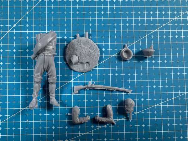 1/35 Modern Infantry Soldier in Tactical Stance, Resin Model Figure Kit, Unassembled and Unpainted