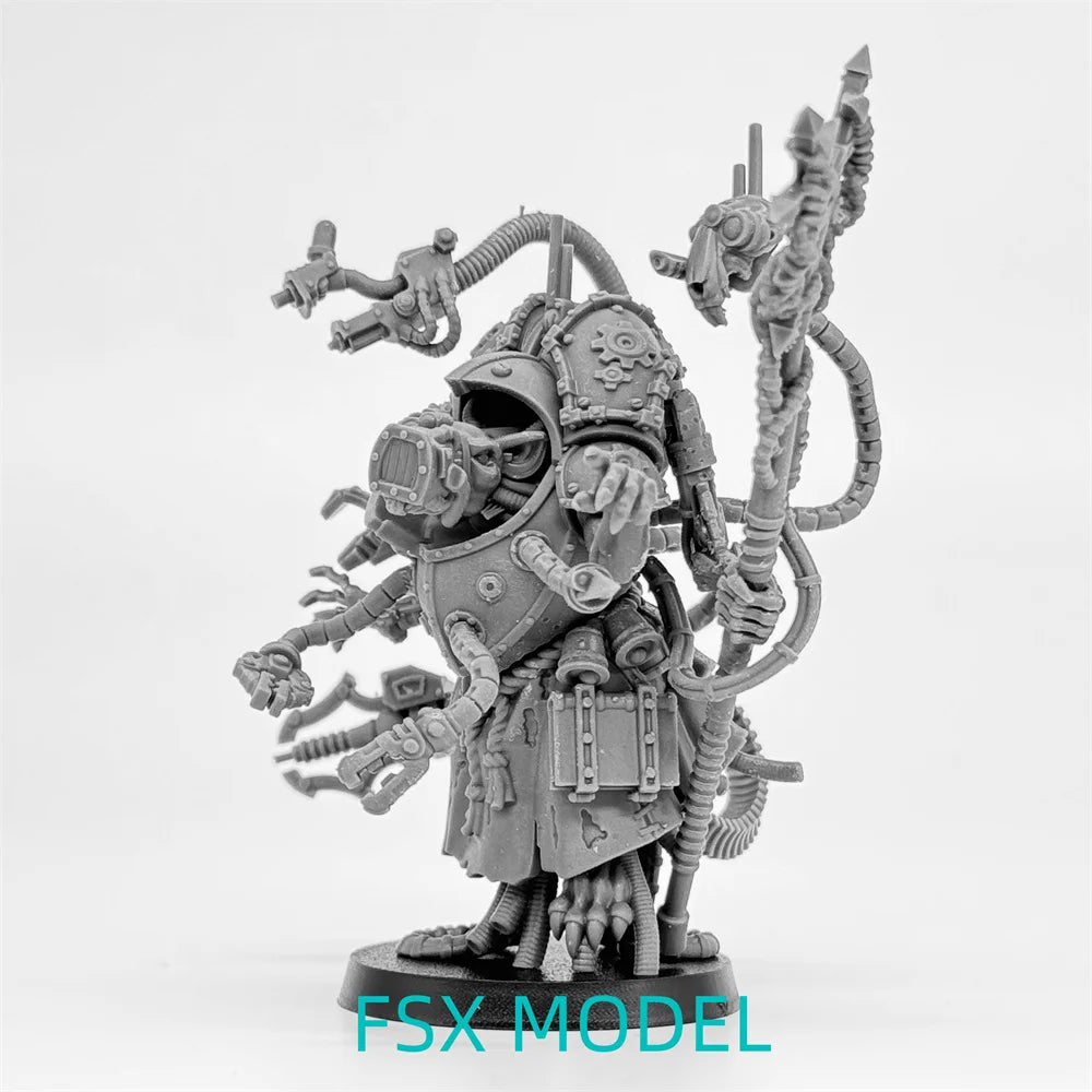 Raticus Priest Chaos Cultist, Resin Model Figure Kit, Fantasy Theme, Unassembled and Unpainted