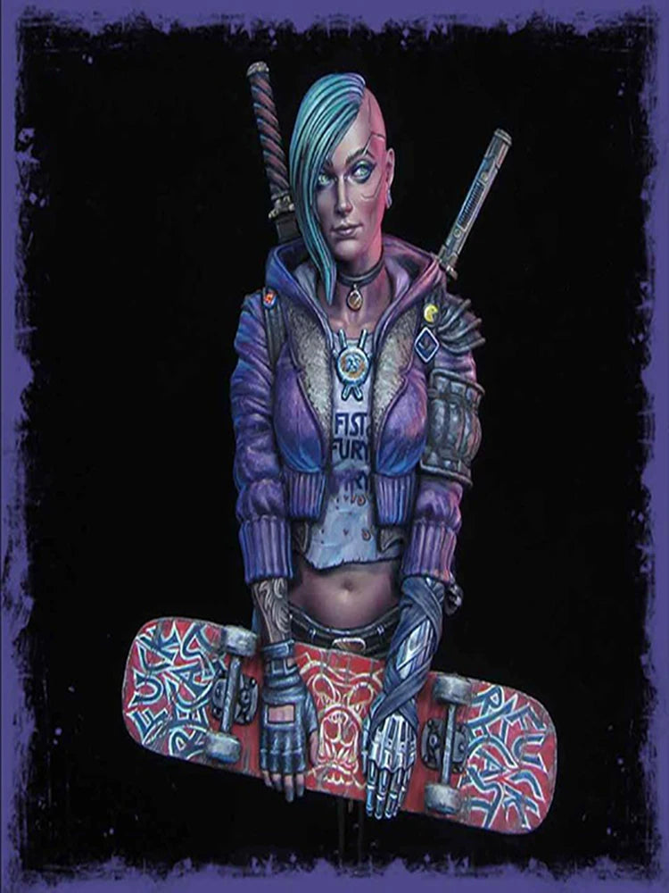 Sci-Fi Cyberpunk Warrior — 1/10 Resin Bust