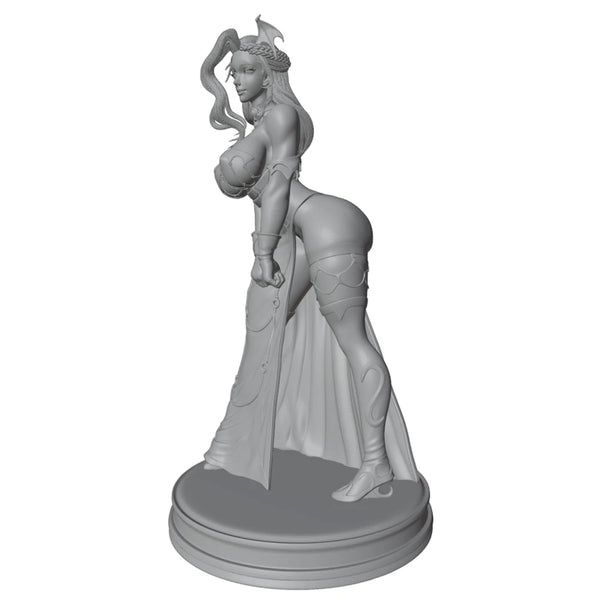 1/24 Sorceress in Flowing Robes, Resin Model Figure Kit, Unassembled and Unpainted