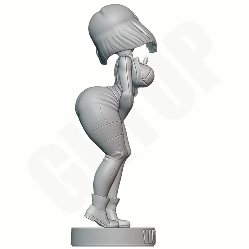 1/24 Pin-up Belle, Resin Model Figure Kit, Unassembled and Unpainted