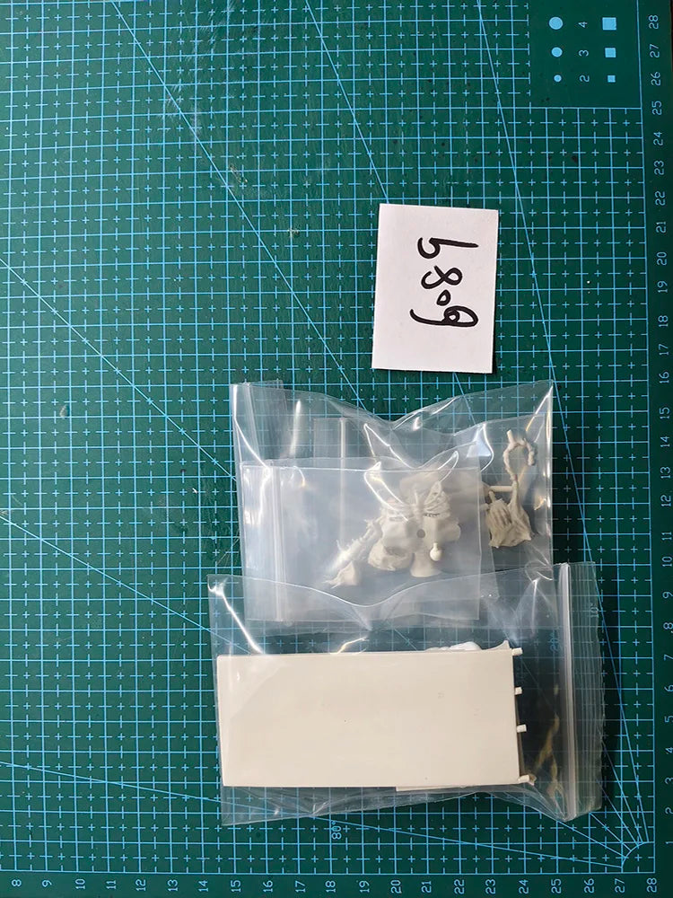 85mm Undead Warrior, Resin Model Figure Kit, Fantasy Theme, Unassembled and Unpainted