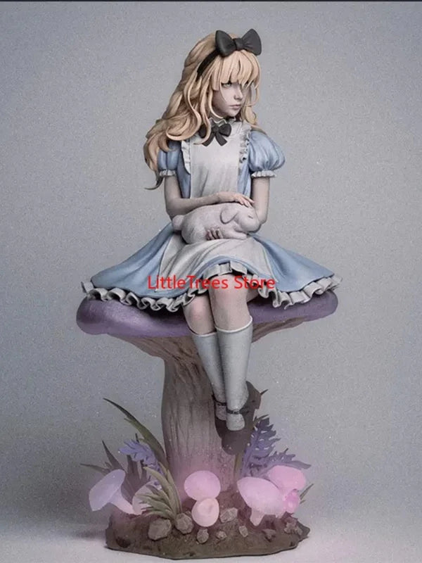 75mm Magical Girl Alice, Resin Model Figure Kit, Anime Theme, Unassembled and Unpainted