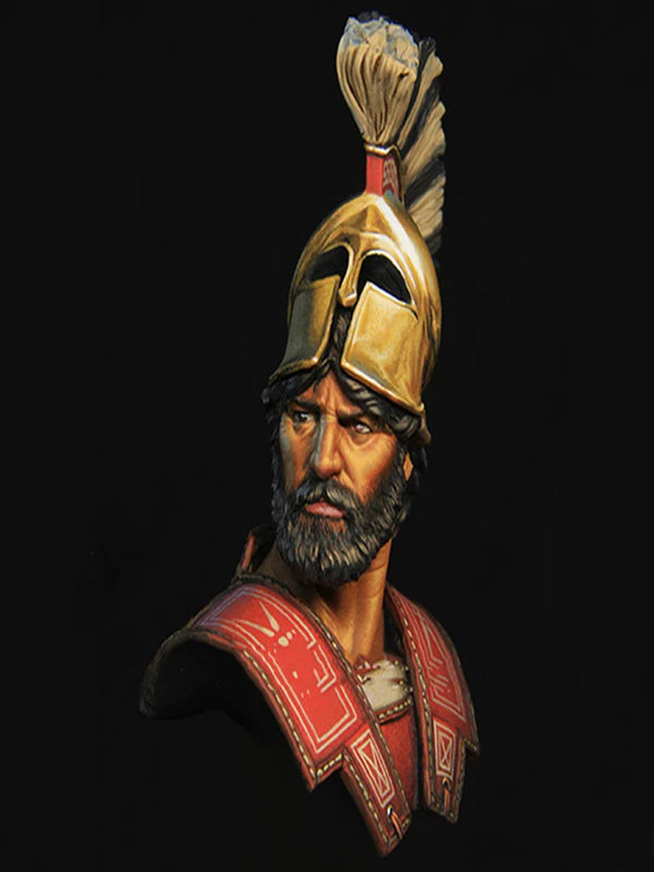 1/10 Ancient Greek/Roman Officer, Resin Model Bust Kit, Unassembled and Unpainted