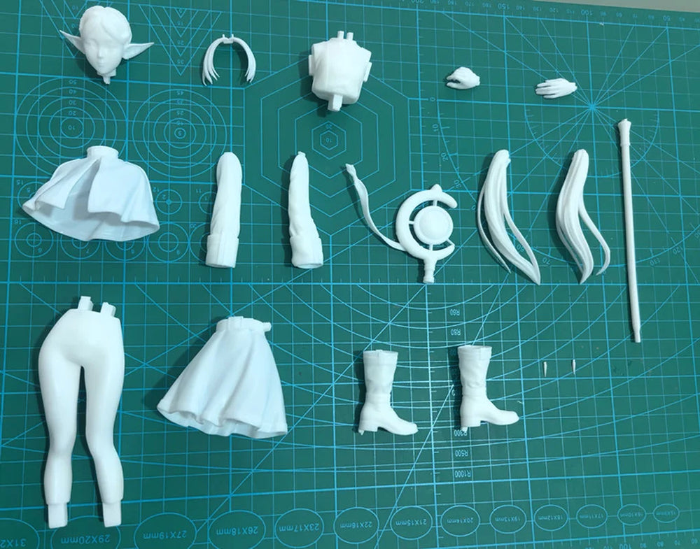 1/8 Frieren: Beyond Journey's End, Resin Model Figure Kit, Anime Theme, Unassembled and Unpainted