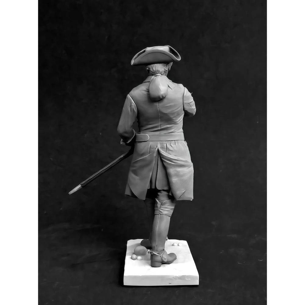 54mm Napoleonic Swedish Cavalry Officer, Resin Model Figure Kit, Unassembled and Unpainted