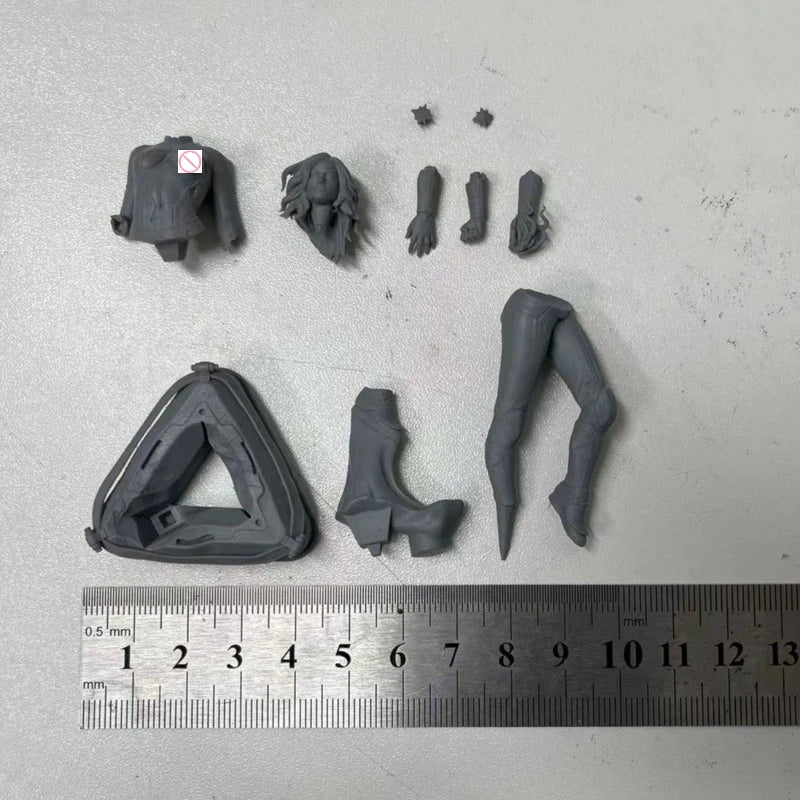 1/24 Flying Sorceress, Resin Model Figure Kit, Fantasy Theme, Unassembled and Unpainted