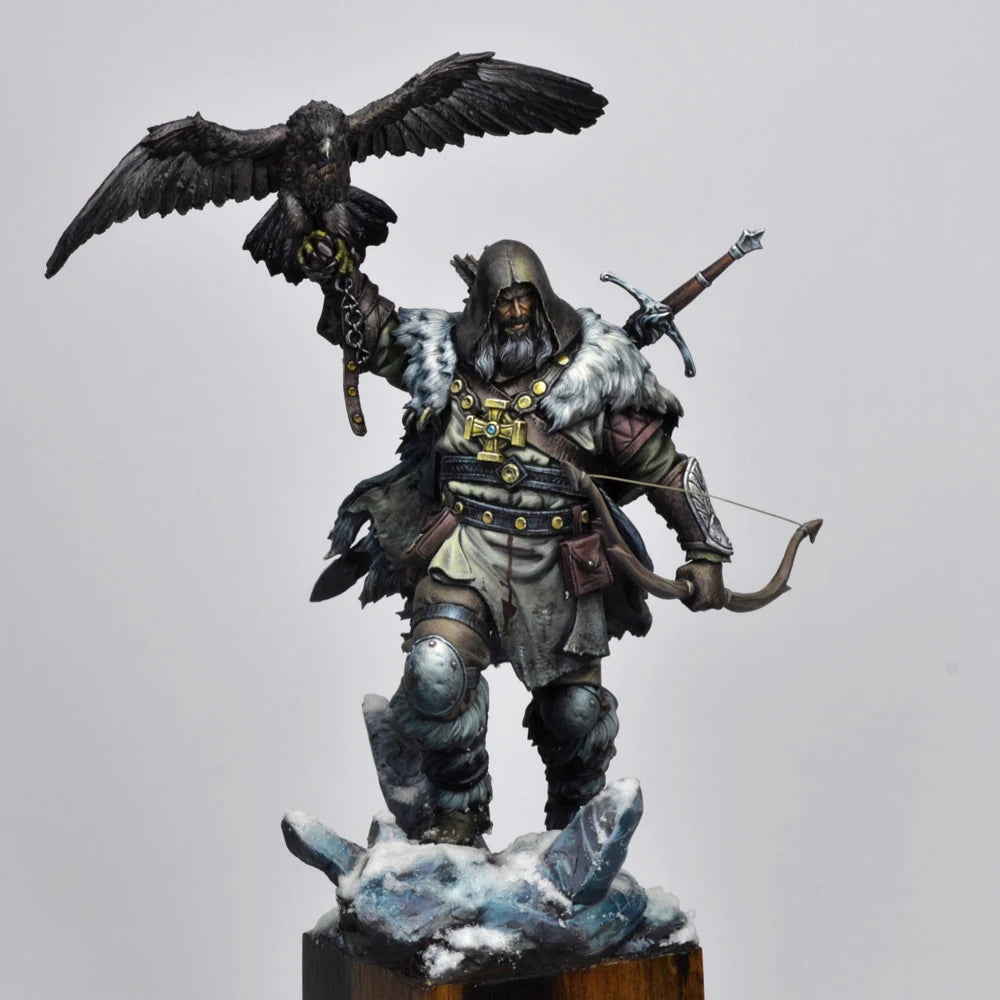 35mm Medieval Eagle Warrior, Resin Model Figure Kit, Unassembled and Unpainted