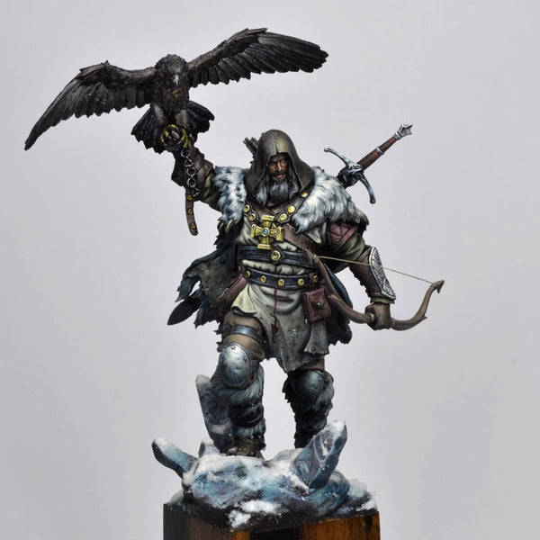 35mm Medieval Eagle Warrior, Resin Model Figure Kit, Unassembled and Unpainted
