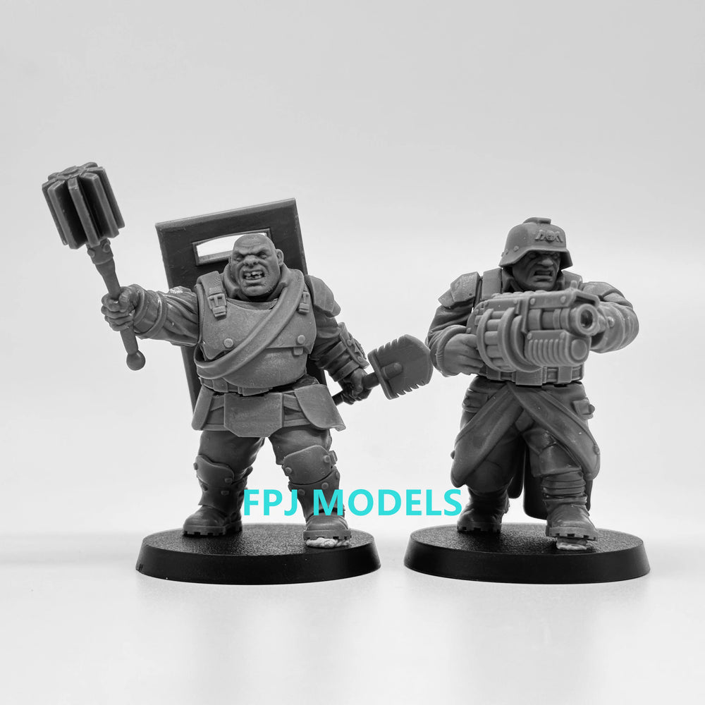Grim Guard Mutants, 20 Figures, Resin Model Figure Kit, Fantasy Theme, Unassembled and Unpainted