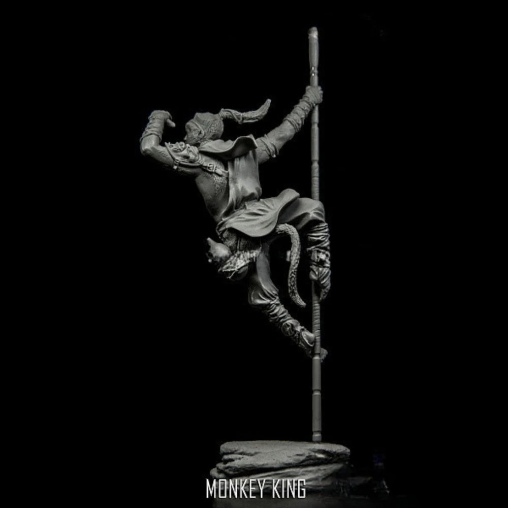 75mm Monkey King, Resin Model Figure Kit, Mythology Theme, Unassembled and Unpainted