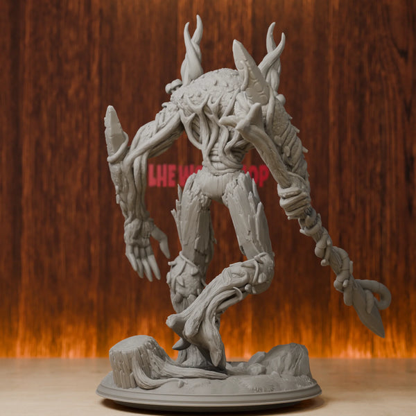 75mm Ancient Treant Monster, Resin Model Creature Kit, Fantasy Theme, Unassembled and Unpainted