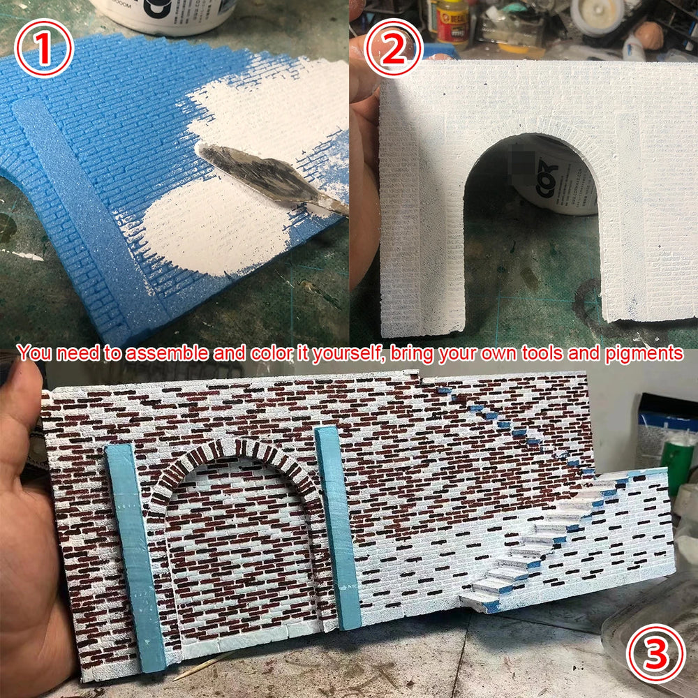 1/35 Modern Industrial Factory Workshop, Resin Model Terrain Kit, Unpainted