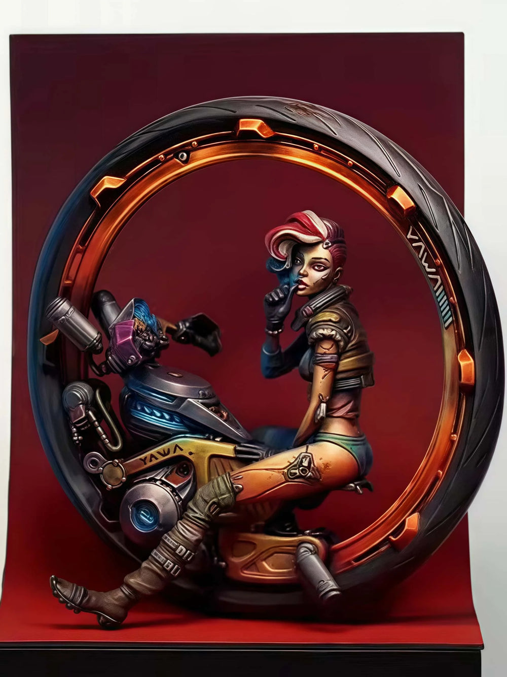 Cyberpunk Female Riders — 1/24 Resin Diorama