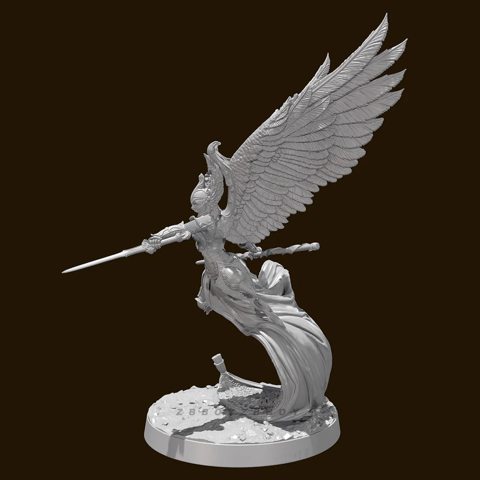 75mm Angel, Resin Model Figure Kit, Fantasy Theme, Unassembled and Unpainted