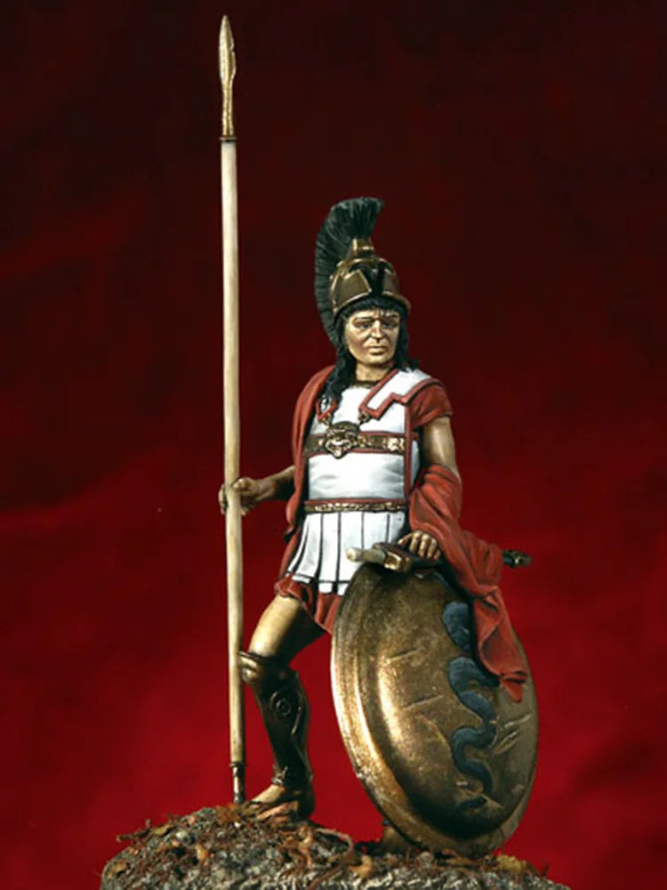 1/32 Ancient Greek Warrior, Resin Model Figure Kit, Unassembled and Unpainted