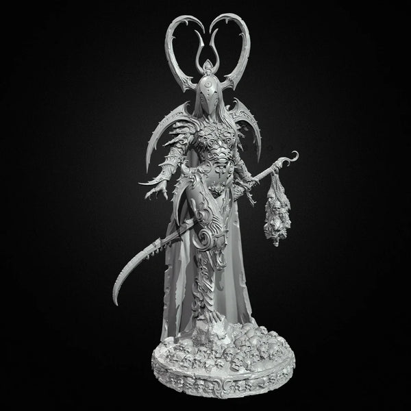75mm Dark Fantasy Wertharion the Corrupted, Resin Model Figure Kit, Fantasy Theme, Unassembled and Unpainted