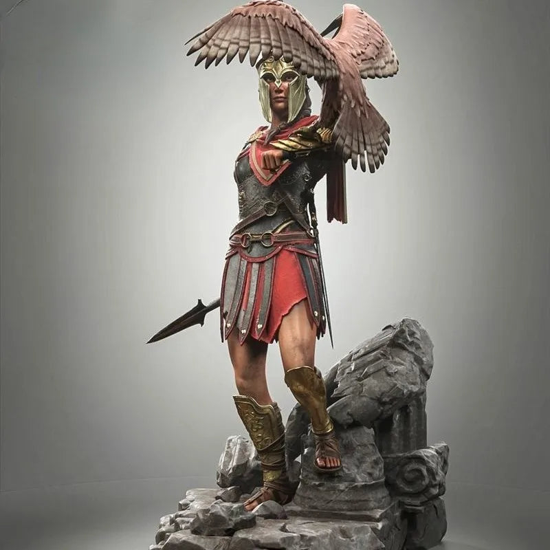 1/24 Ancient Spartan Female Warrior, Resin Model Figure Kit, Unassembled and Unpainted