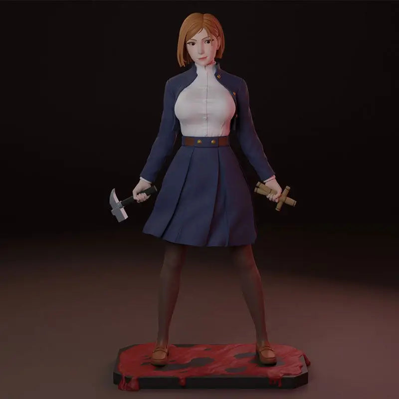 1/18 Combat Girl in Tactical Outfit with Sci-Fi Setting, Resin Model Figure Kit, Anime Theme, Unassembled and Unpainted