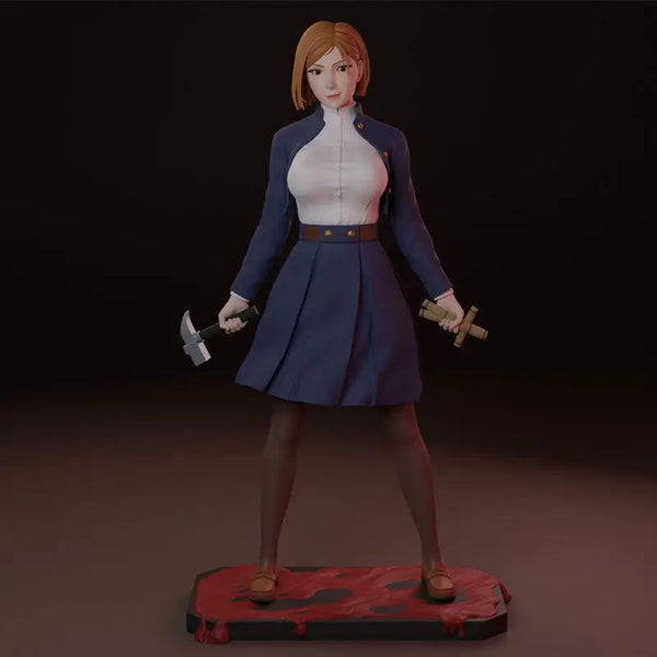 1/18 Combat Girl in Tactical Outfit with Sci-Fi Setting, Resin Model Figure Kit, Anime Theme, Unassembled and Unpainted