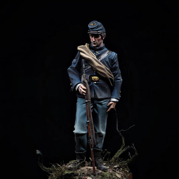1/18 Napoleonic Soldier, Resin Model Figure Kit, Unassembled and Unpainted