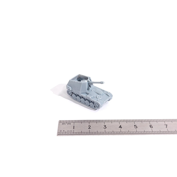 1/144 WWII Wespe Self-Propelled Howitzer, Resin Model Vehicle Kit, Unassembled and Unpainted