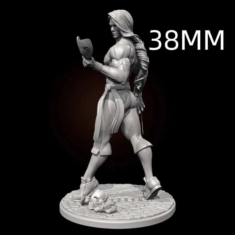 50mm Warrior, Resin Model Figure Kit, Fantasy Theme, Unassembled and Unpainted