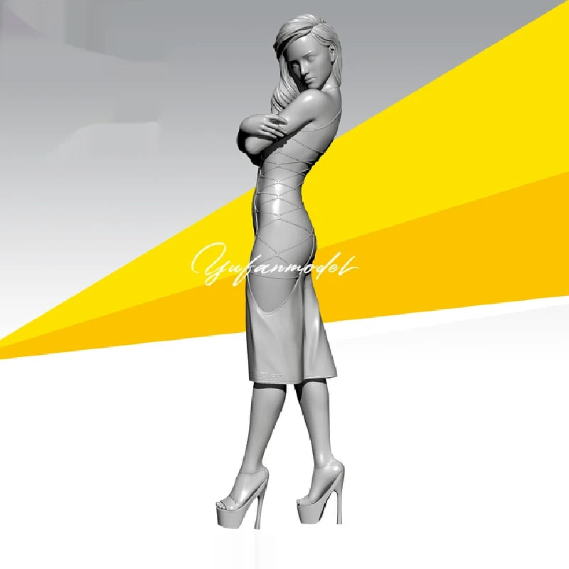 1/35 Pin-up Girl, Resin Model Figure Kit, Unassembled and Unpainted