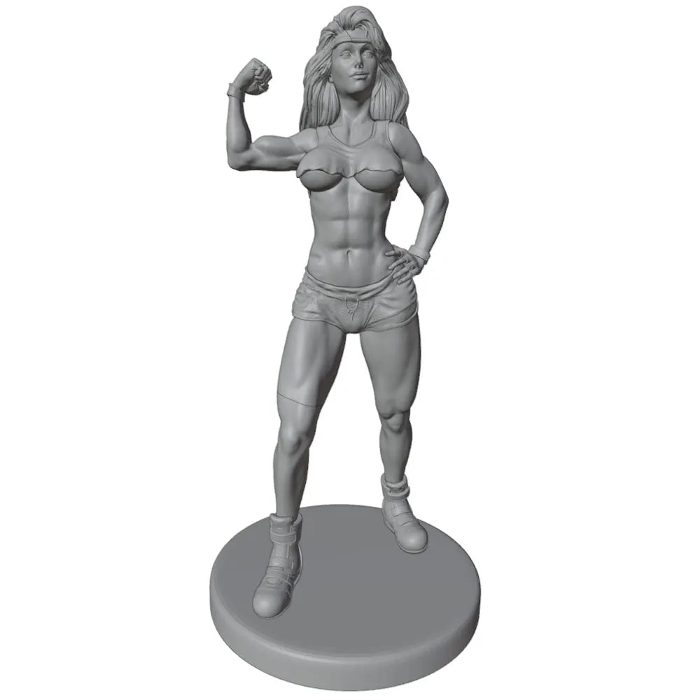 1/24 Athletic Pin-up, Resin Model Figure Kit, Unassembled and Unpainted