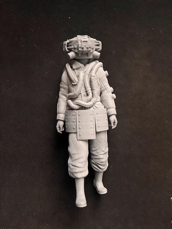 1/16 Futuristic Infantry, Resin Model Figure Kit, Sci-Fi Theme, Unassembled and Unpainted