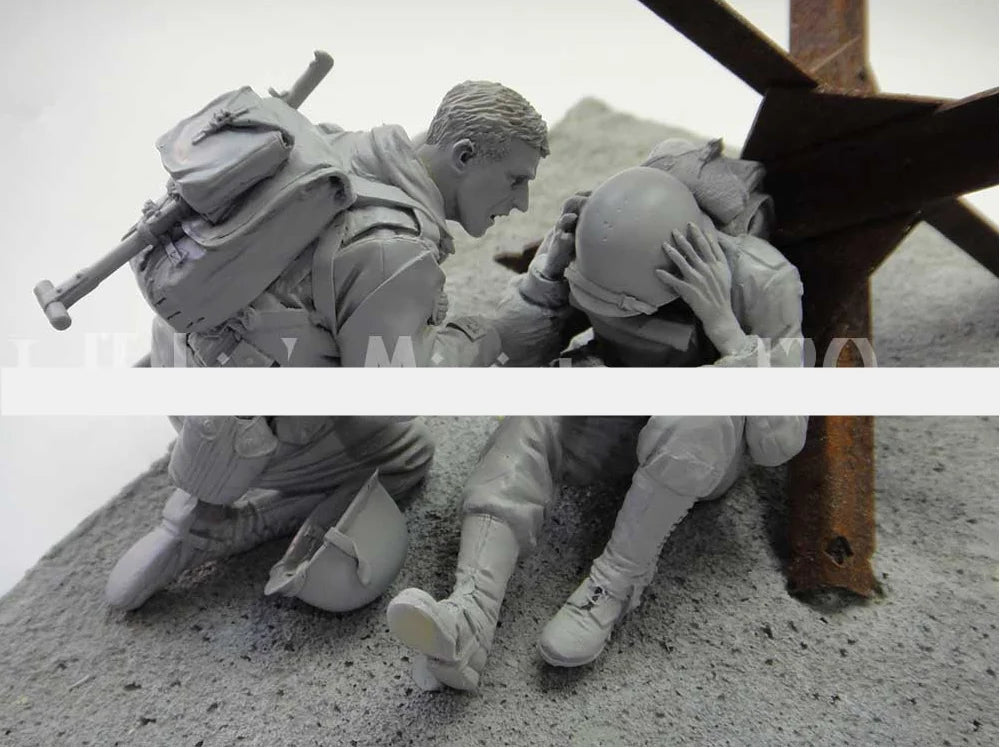 1/16 Modern Military Infantry Soldiers, 3 Figures, Resin Model Figure Kit, Unassembled and Unpainted