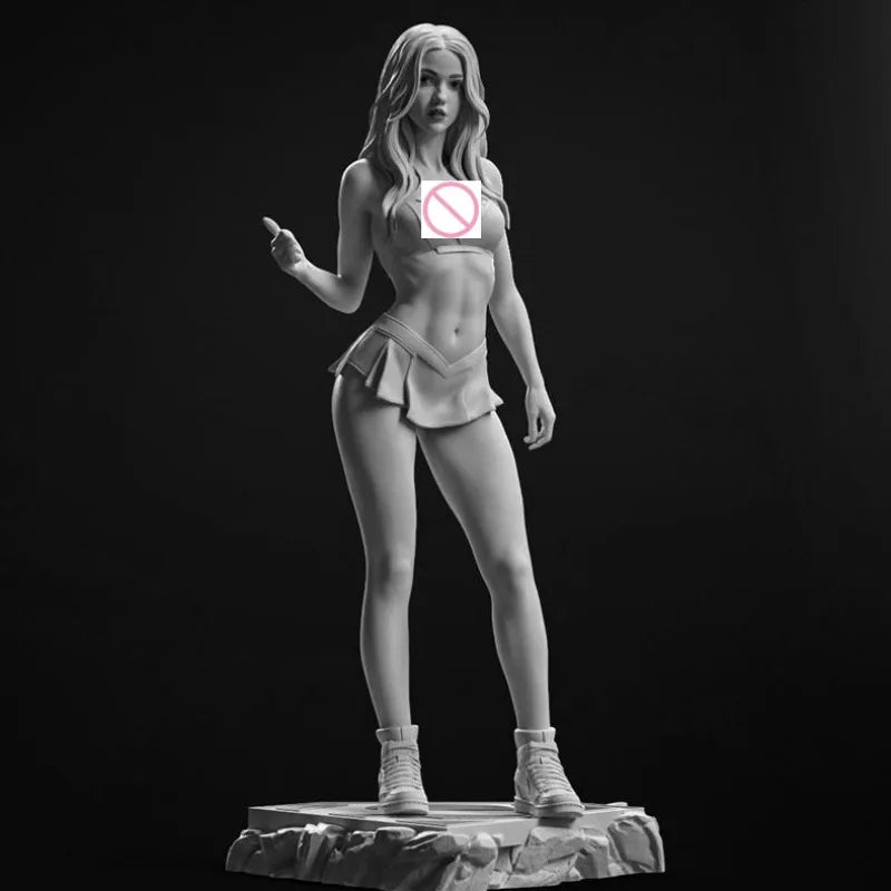 1/24 Sports Athlete Girl, Resin Model Figure Kit, Unassembled and Unpainted