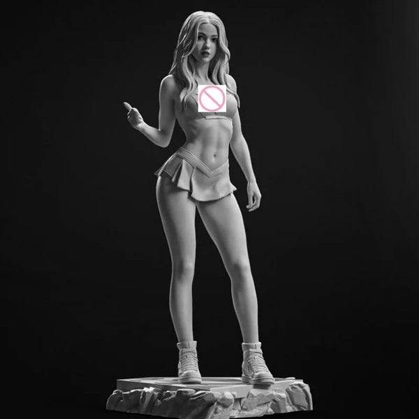 1/24 Sports Athlete Girl, Resin Model Figure Kit, Unassembled and Unpainted