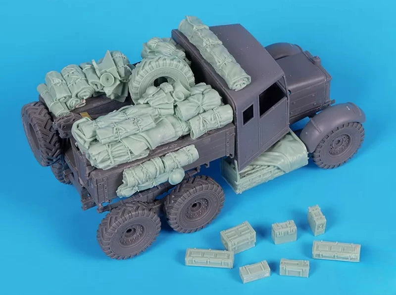 1/35 WWII Soviet Heavy Breakdown Tractor SV2S, Resin Model Vehicle Kit, Unassembled and Unpainted