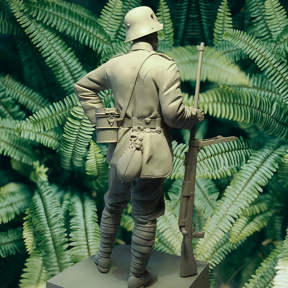 1/16 WWII Sniper Soldier, Resin Model Figure Kit, Unassembled and Unpainted