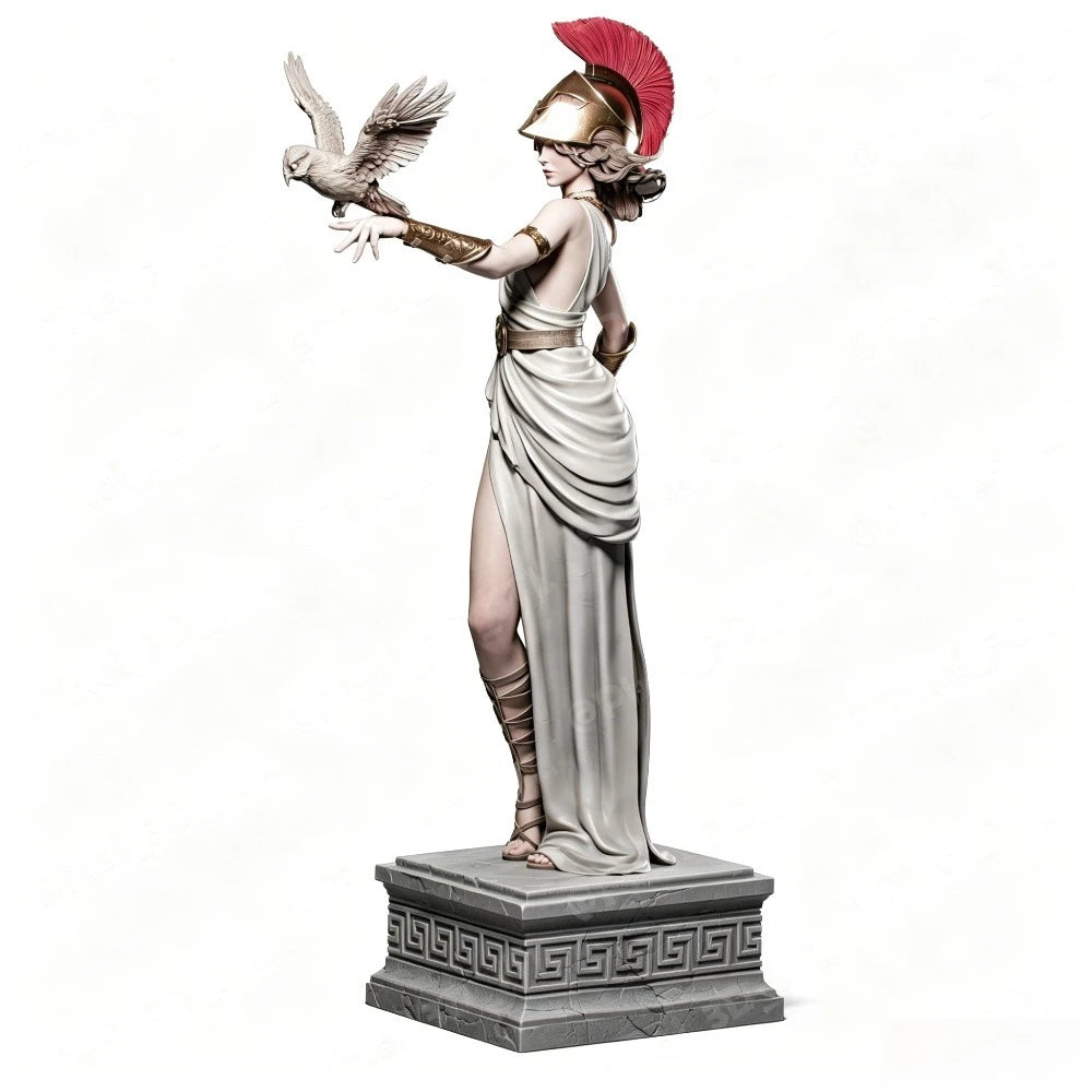 Ancient Athena Greek Goddess of War, Resin Model Figure Kit, Unassembled and Unpainted