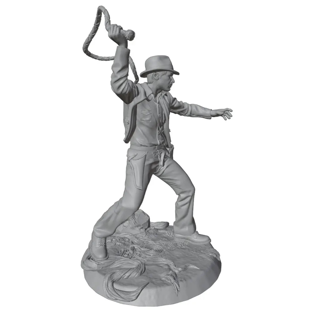 75mm American Civil War Western Cowboy, Resin Model Figure Kit, Unassembled and Unpainted
