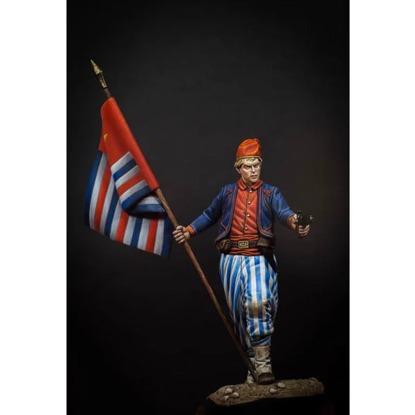 75mm American Civil War Union Soldier, Resin Model Figure Kit, Unassembled and Unpainted