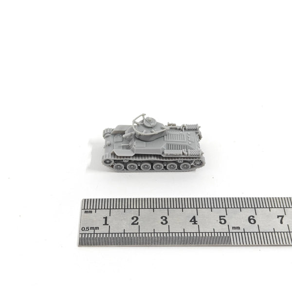 1/144 WWII Japanese Type 97 Chi-Ha, Resin Model Vehicle Kit, Unassembled and Unpainted